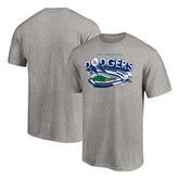 Heather Gray Los Angeles Dodgers Team Heater T-Shirt