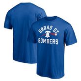 Royal Philadelphia Phillies Paint the Black Broad Street Bombers T-Shirt