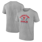 Heather Gray Philadelphia Phillies Team Go For Two T-Shirt