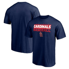 Navy St. Louis Cardinals Gain Ground T-Shirt