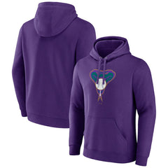 Purple Arizona Diamondbacks Cooperstown Collection Pullover Hoodie