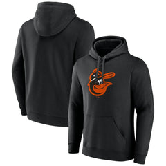 Black Baltimore Orioles Cooperstown Collection Pullover Hoodie