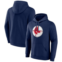 Navy Boston Red Sox Cooperstown Collection Pullover Hoodie