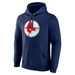 Navy Boston Red Sox Cooperstown Collection Pullover Hoodie