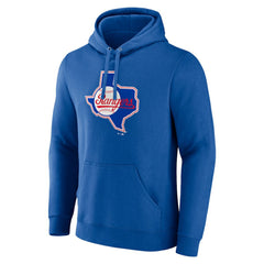Royal Texas Rangers Cooperstown Collection Pullover Hoodie