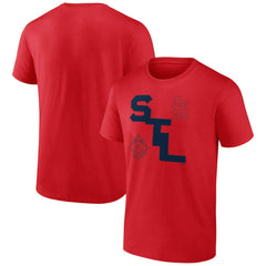 Red St. Louis Cardinals Record Shattered T-Shirt