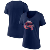 Navy Boston Red Sox Women's One Champion V-Neck T-Shirt