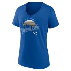 Royal Kansas City Royals Women's One Champion V-Neck T-Shirt