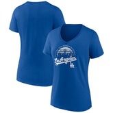 Royal Los Angeles Dodgers Women's One Champion V-Neck T-Shirt