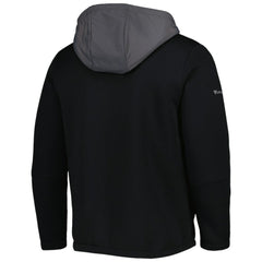 Black Atlanta Braves Levelwear Ruckus Quarter-Zip Hoodie