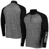 Heather Gray Chicago White Sox Levelwear Vandal Raglan Quarter-Zip Top