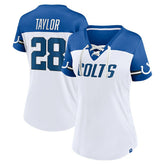 Jonathan Taylor Women's Athena Name & Number V-Neck Top - Indianapolis Colts Tops