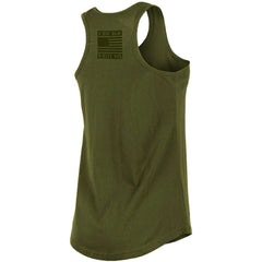 Olive Chicago White Sox New Era Women's 2023 Armed Forces Day Racerback Tank Top