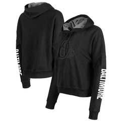 Black Baltimore Orioles New Era Women's City Connect Pullover Hoodie