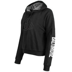 Black Baltimore Orioles New Era Women's City Connect Pullover Hoodie