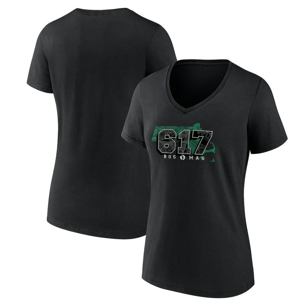 Boston Celtics Women's Core Hometown Launch V-Neck T-Shirt