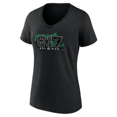 Boston Celtics Women's Core Hometown Launch V-Neck T-Shirt