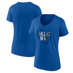 Dallas Mavericks Women's Core Hometown Launch V-Neck T-Shirt sale