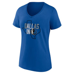 Dallas Mavericks Women's Core Hometown Launch V-Neck T-Shirt sale