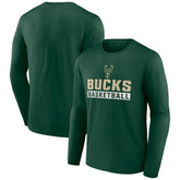 Milwaukee Bucks Let's Go Long Sleeve T-Shirt