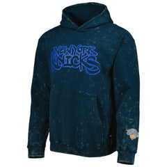 New York Knicks The Wild Collective Unisex Tonal Acid Wash Pullover Hoodie