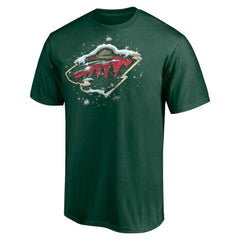NHL Minnesota Wild Snow Logo T-Shirt