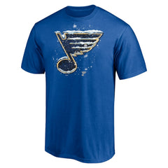 NHL St. Louis Blues Snow Logo T-Shirt