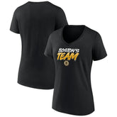 NHL Boston Bruins Women's Active Edge V-Neck T-Shirt
