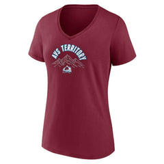 NHL Colorado Avalanche Women's Active Edge V-Neck T-Shirt
