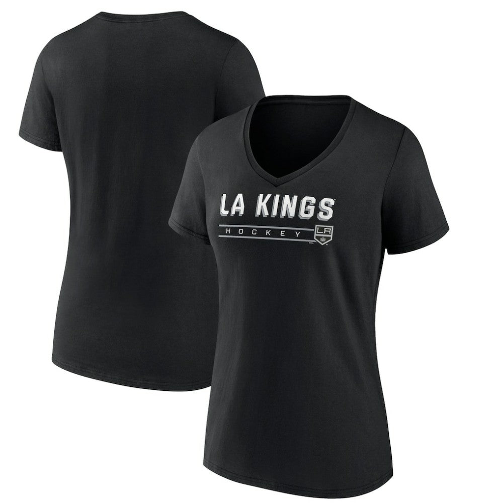 NHL Los Angeles Kings Women's Primary Play V-Neck T-Shirt