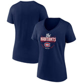 NHL Montreal Canadiens Women's Active Edge V-Neck T-Shirt