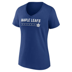NHL Toronto Maple Leafs Women's Primary Play V-Neck T-Shirt