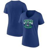 NHL Vancouver Canucks Women's Slapshot V-Neck T-Shirt