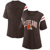 Women's Earned Stripes T-Shirt - Cleveland Browns T-shirts