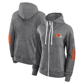 Women's Opening Coin Flip Lightweight Full-Zip Hoodie - Cleveland Browns Hoodies
