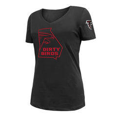 Women's Dirty Birds Kickoff V-Neck T-Shirt - Atlanta Falcons T-shirts
