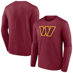 Primary Team Logo Long Sleeve T-Shirt - Washington Commanders T-shirts