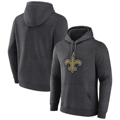 Primary Team Logo Fitted Pullover Hoodie - New Orleans Saints Hoodies