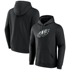 Primary Team Logo Fitted Pullover Hoodie - Philadelphia Eagles Hoodies