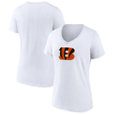 Women's Primary Team Logo V-Neck T-Shirt - Cincinnati Bengals T-shirts