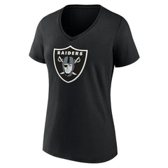 Women's Primary Team Logo V-Neck T-Shirt - Las Vegas Raiders T-shirts