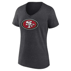 Women's Primary Team Logo V-Neck T-Shirt - San Francisco 49ers T-shirts