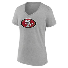Women's Primary Team Logo V-Neck T-Shirt - San Francisco 49ers T-shirts