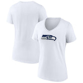 Women's Primary Team Logo V-Neck T-Shirt - Seattle Seahawks T-shirts