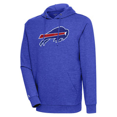 Antigua Action Chenille Pullover Hoodie - Buffalo Bills Hoodies