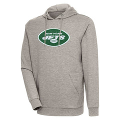 Antigua Action Chenille Pullover Hoodie - New York Jets Hoodies