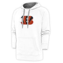 Antigua Victory Chenille Pullover Hoodie - Cincinnati Bengals Hoodies