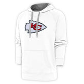 Antigua Victory Chenille Pullover Hoodie - Kansas City Chiefs Hoodies