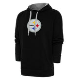 Antigua Victory Chenille Pullover Hoodie - Pittsburgh Steelers Hoodies