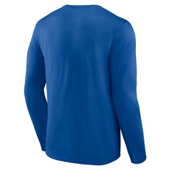 Royal Los Angeles Dodgers Wordmark Long Sleeve T-Shirt
